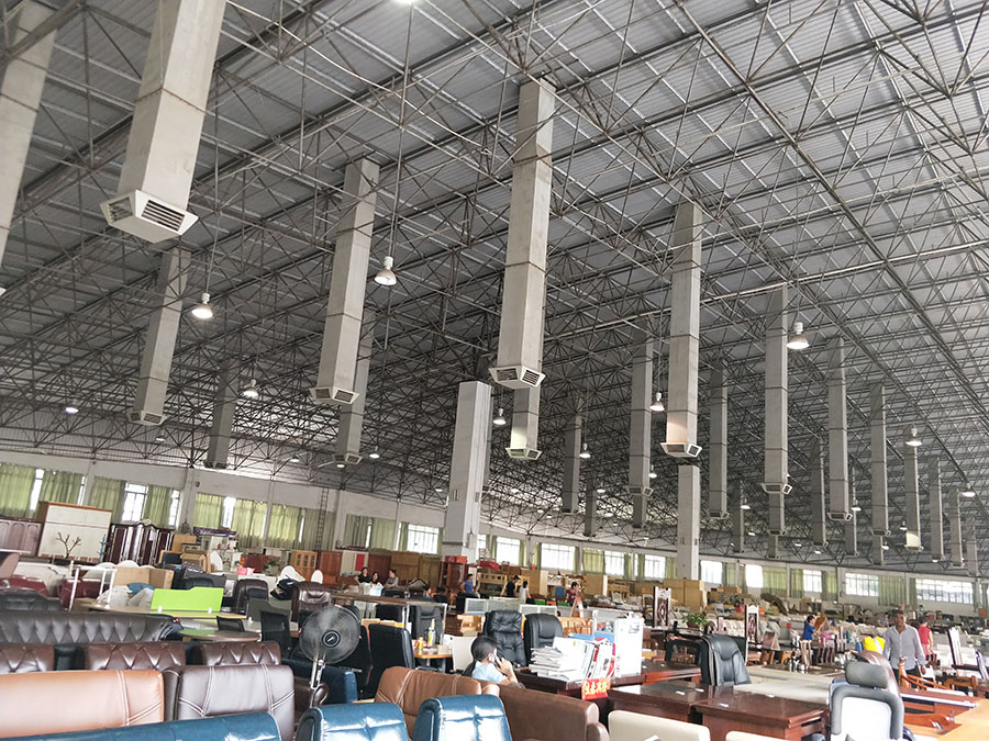 环保空调冷风机的送风管道设计