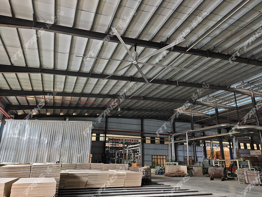 瑞泰风工业大吊扇-兼具通风和降温的设备