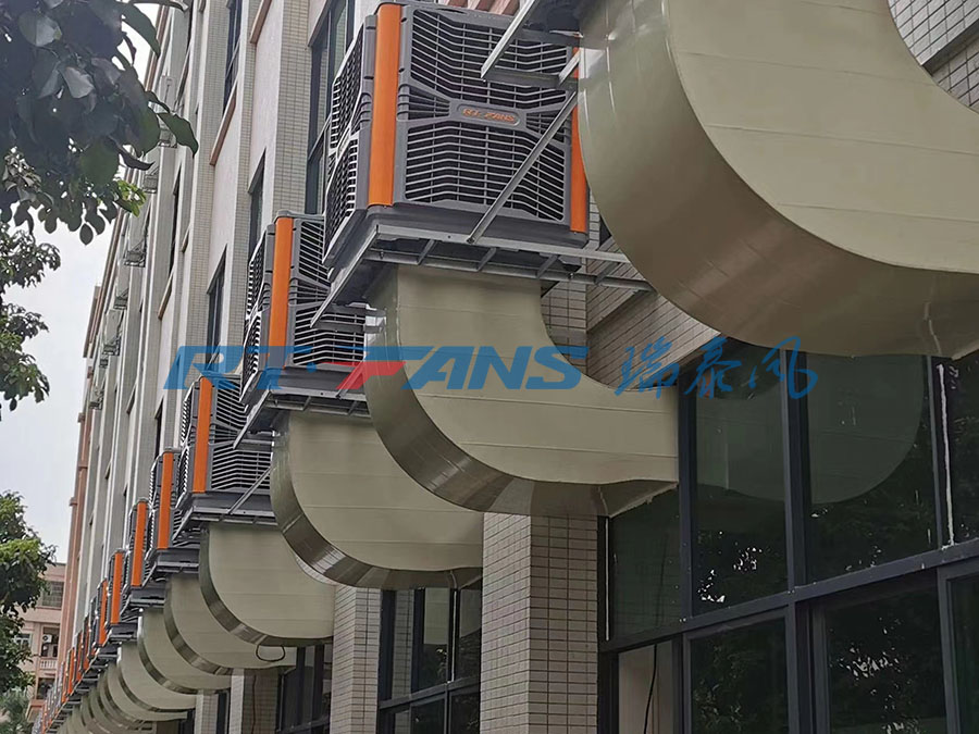厂房降温冷风机具备增加空气负氧离子的作用