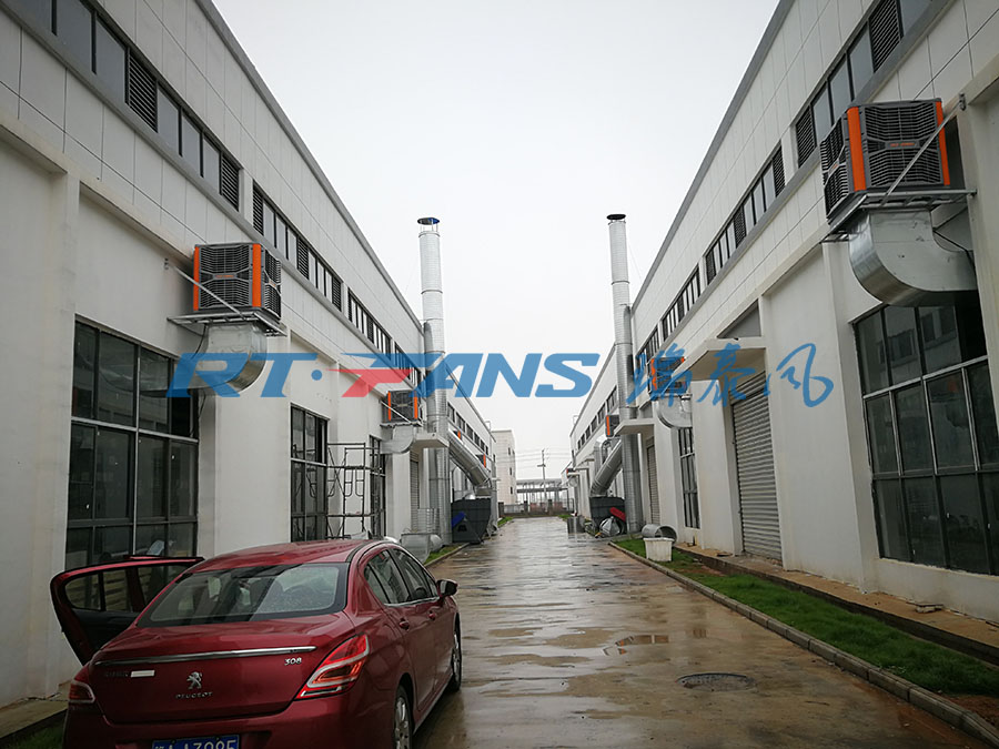 选择江西冷风机厂家瑞荣十多年经验